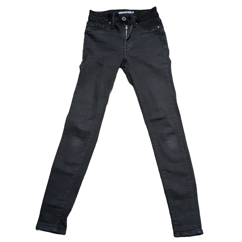American Rag Cie Skinny Jean - Black Wash, Size 0